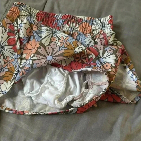 SO Multicolor Floral The Sporty Pant High Waist Athletic Shorts Juniors XS - Picture 5 of 6